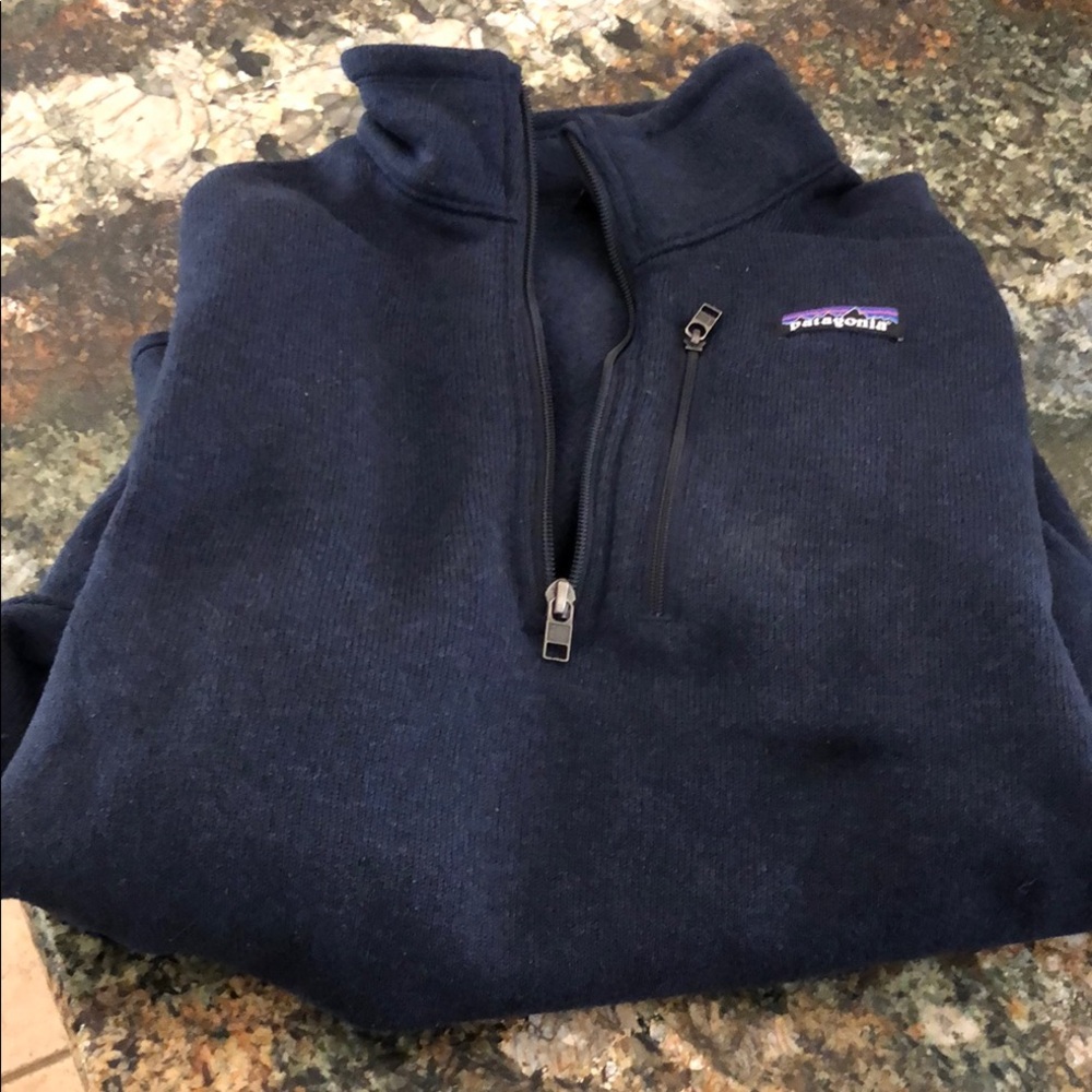 Patagonia Navy Blue Quarter-Zip Pullover